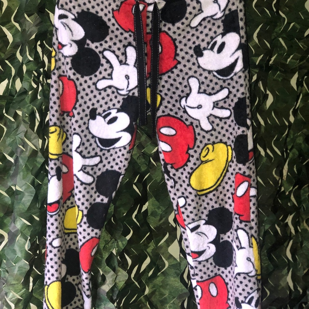 Mickey Mouse Patterned Pajama Pants - image 1